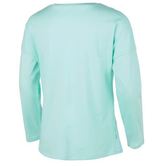 BNWT Adidas Girls Mint Long Sleeve Crew Neck Shirt - Picture 2 of 5